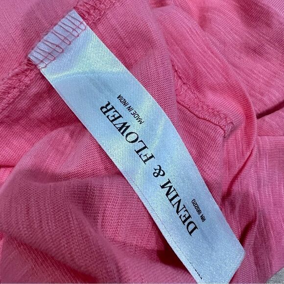 Denim & Flower Ricky Singh Reality Short Sleeve Pink Mens Small - Picture 4 of 5